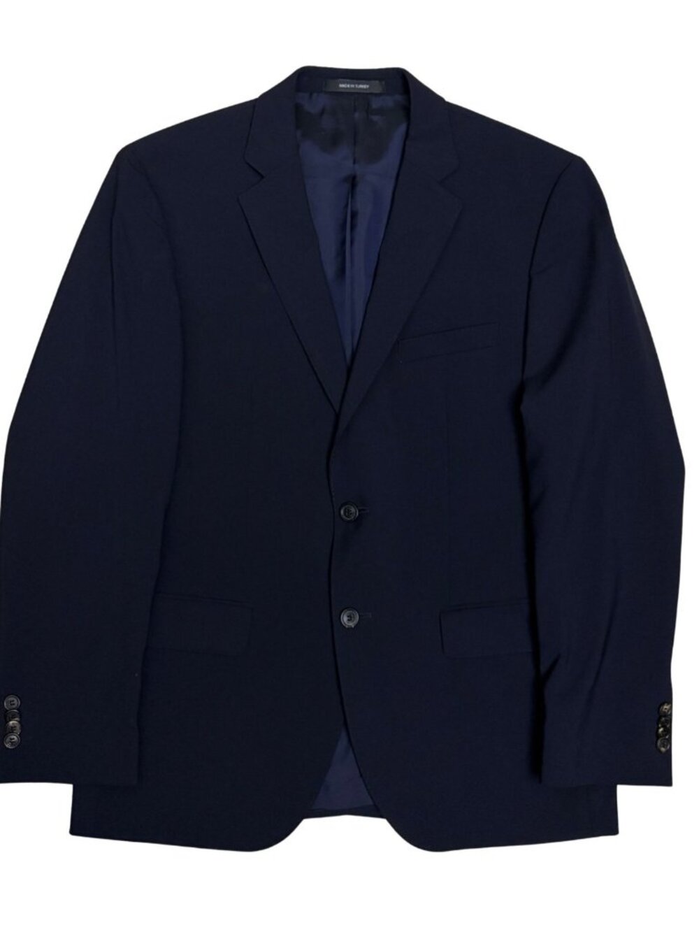 Hugo Boss Blue Blazer Luxury Designer VIRGIN WOOL Business Formal Mens Small 38S